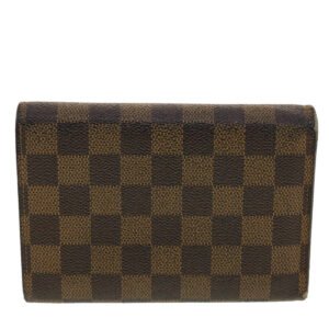 LOUIS VUITTON Damier Ebene Porte Tresor Etui Papie Wallet N61202 LV Auth 40582 | AlmaBagz