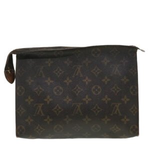 LOUIS VUITTON Monogram Poche Toilette 26 Pouch M47542 LV Auth 40640 | AlmaBagz