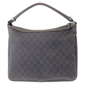 GUCCI Shoulder Bag 293581 GG canvas, leather Brown Silver Metal Hobo Shoulder Bag Handbag Abbey GG pattern Women Used | AlmaBagz