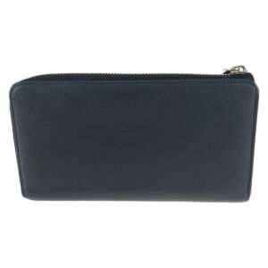 LOUIS VUITTON Long Wallet Purse M60146 leather Noir Black SilverMetal Long Wallet Purse Portefeuille comet Women Used | AlmaBagz