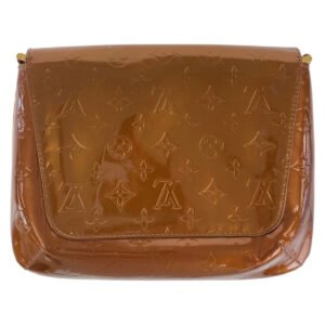 LOUIS VUITTON Shoulder Bag M91124 Patent leather, leather Bronze Brown GoldMetal Shoulder Bag Messenger bag Vernis Thompson Street Women Used | AlmaBagz