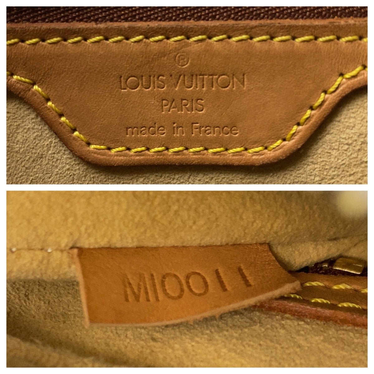 LOUIS VUITTON Shoulder Bag M51146 PVC Brown Gold Metal Shoulder Bag Monogram LoopingMM Women Used | AlmaBagz - Image 9
