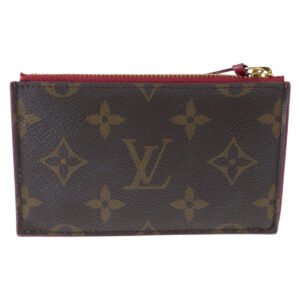 LOUIS VUITTON Coin case M67889 PVC Brown Monogram Porte Cartes Zip | AlmaBagz