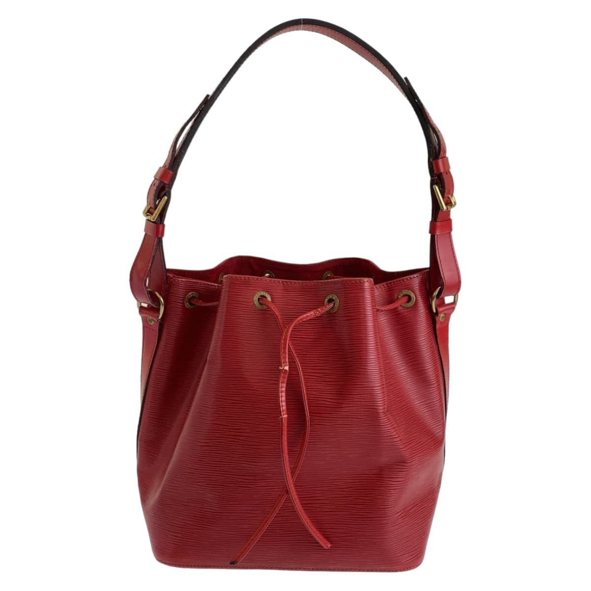 LOUIS VUITTON Shoulder Bag M44107 Epi Leather Red Gold Metal Epi Petit Noe | AlmaBagz - Image 9