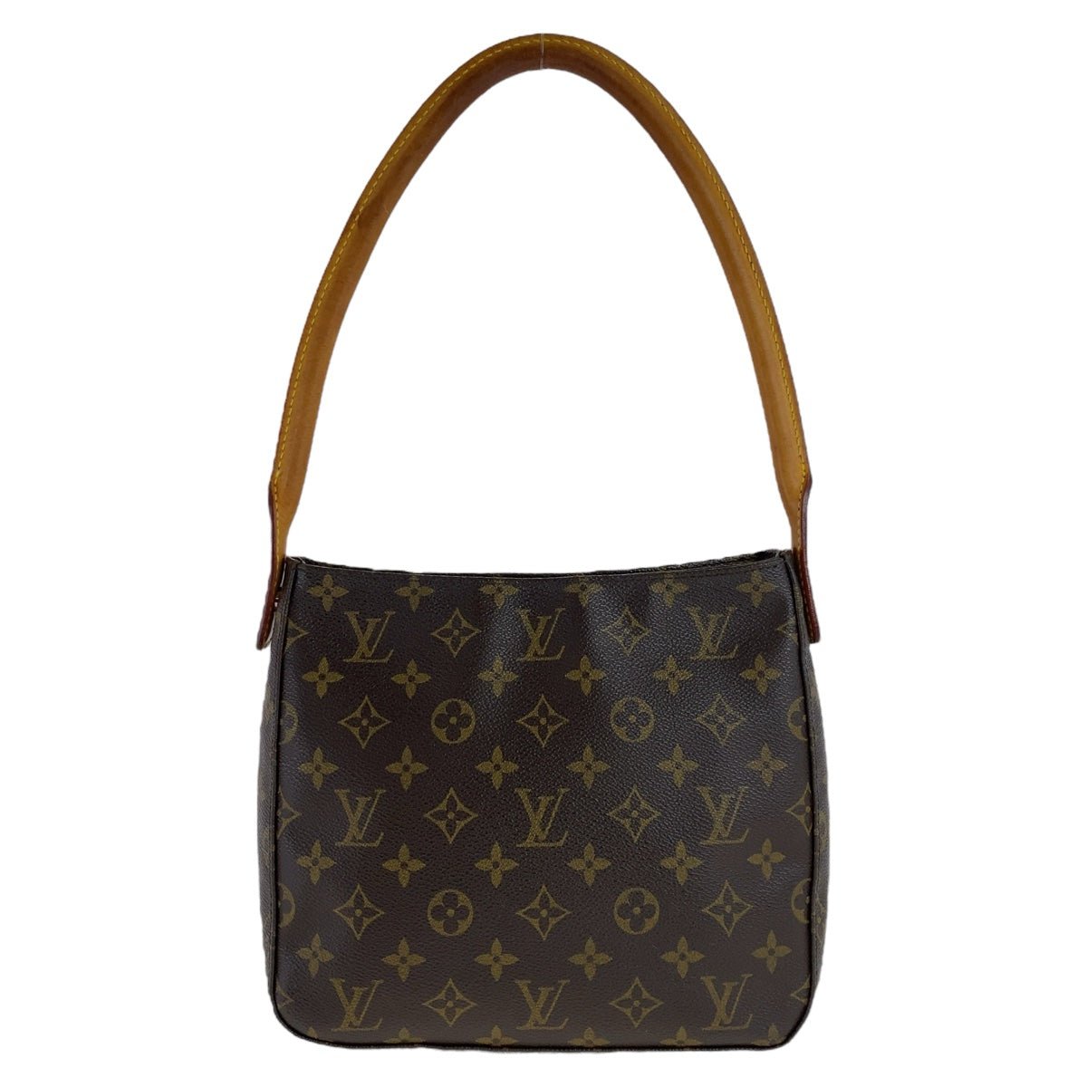LOUIS VUITTON Shoulder Bag M51146 PVC, Leather Brown Gold Metal Shoulder Bag Monogram LoopingMM Women Used | AlmaBagz