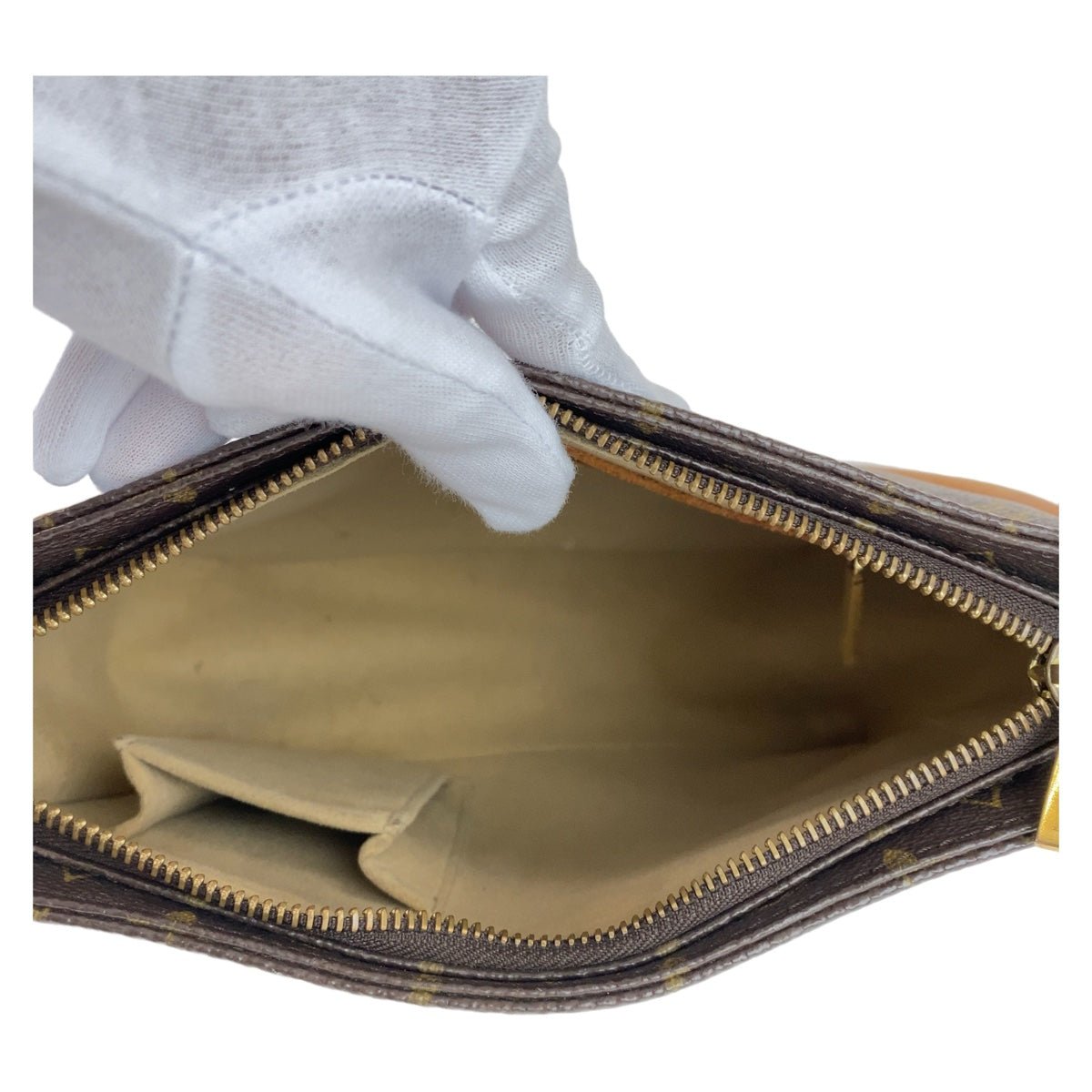 LOUIS VUITTON Shoulder Bag M51146 PVC, Leather Brown Gold Metal Shoulder Bag Monogram LoopingMM Women Used | AlmaBagz - Image 7