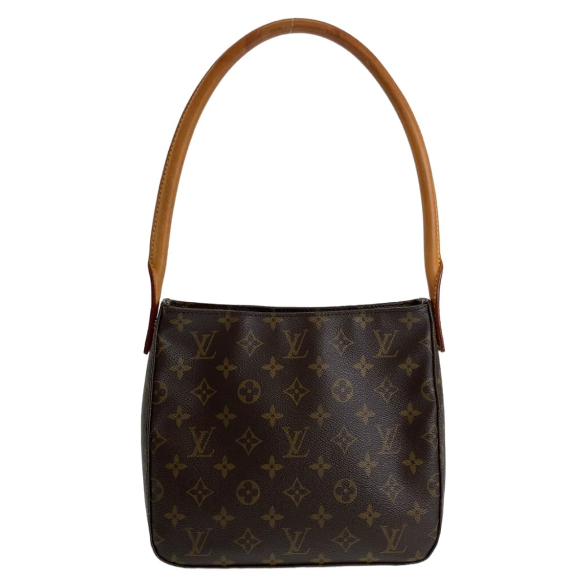 LOUIS VUITTON Shoulder Bag M51146 PVC Brown Gold Metal Shoulder Bag Monogram LoopingMM Women Used | AlmaBagz - Image 9