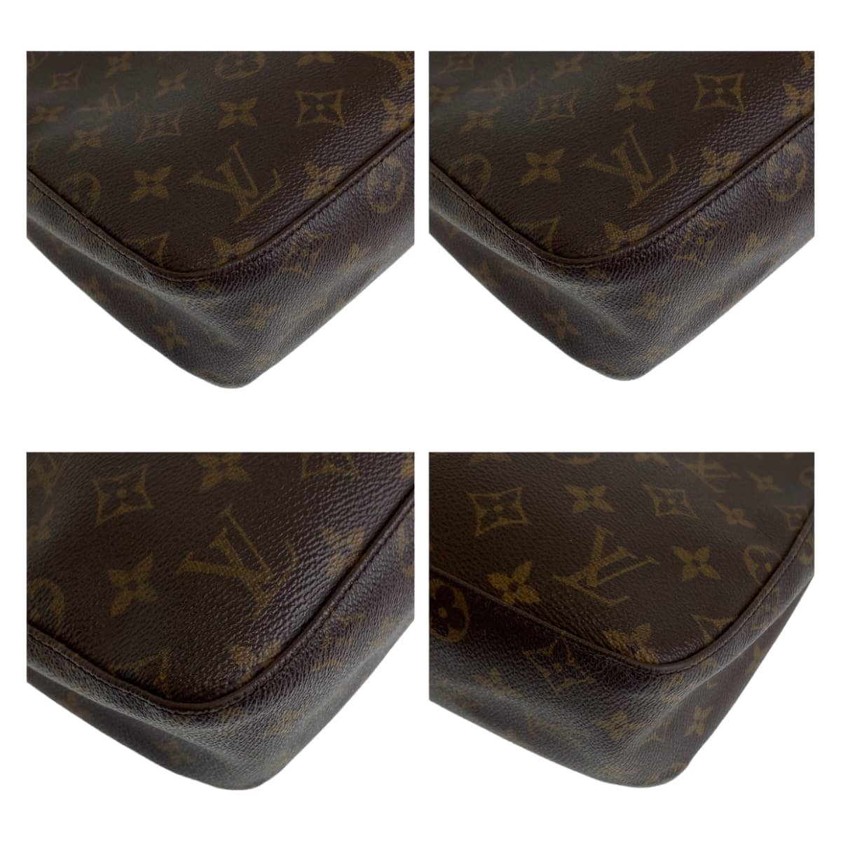 LOUIS VUITTON Shoulder Bag M51146 PVC Brown Gold Metal Shoulder Bag Monogram LoopingMM Women Used | AlmaBagz - Image 7