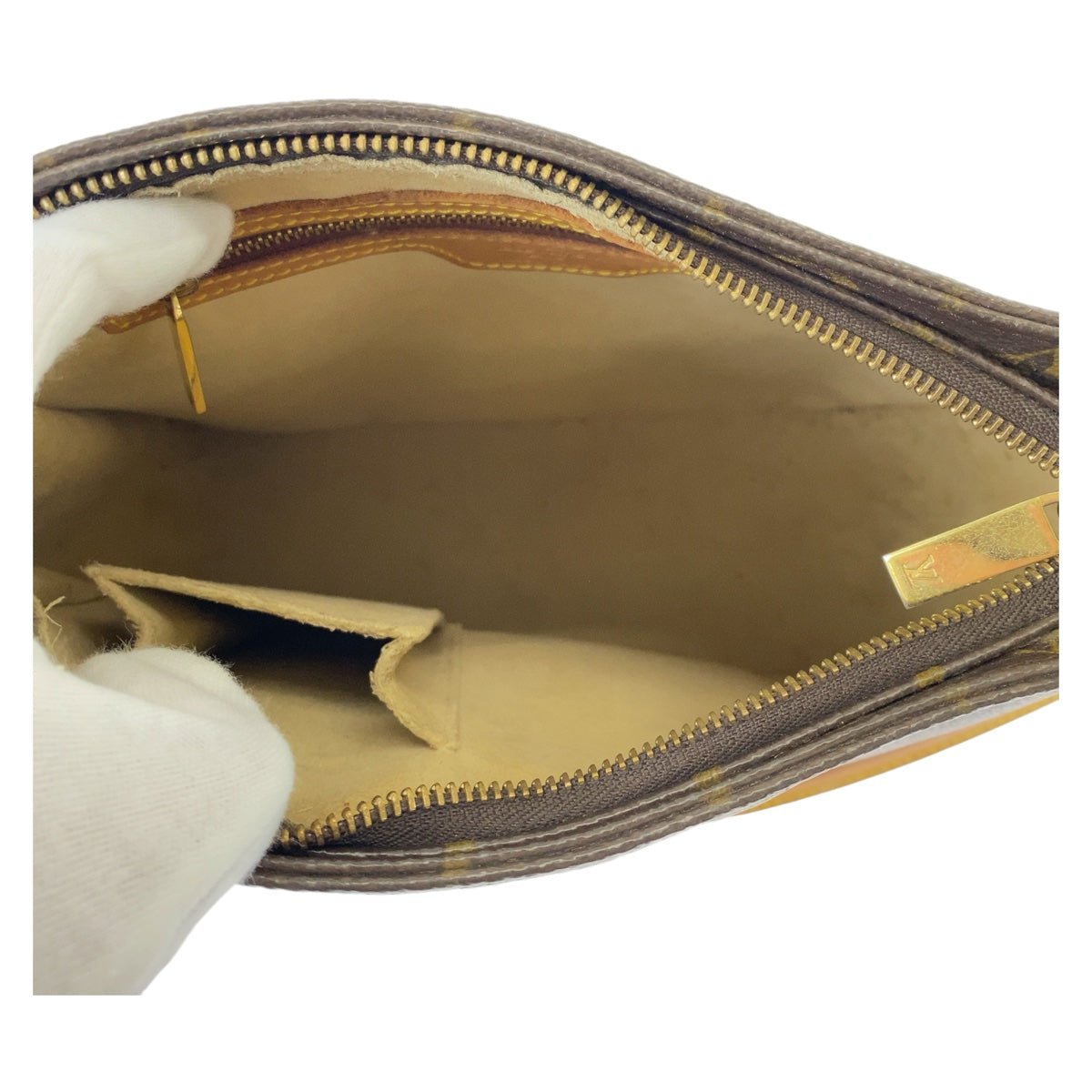 LOUIS VUITTON Shoulder Bag M51146 PVC Brown Gold Metal Shoulder Bag Monogram LoopingMM Women Used | AlmaBagz - Image 8