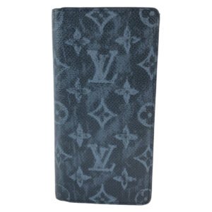 LOUIS VUITTON Long Wallet Purse M80019 PVC Noir Black SilverMetal Long Wallet Purse Monogram pastel Portefeuille Braza mens Used | AlmaBagz