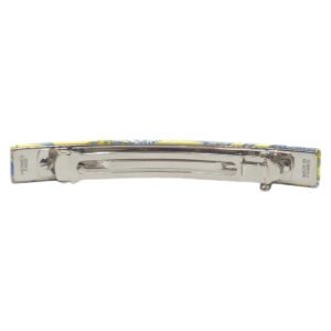 HERMES Valletta silk Yellow Light Blue SilverMetal Valletta hair accessories Women Used | AlmaBagz