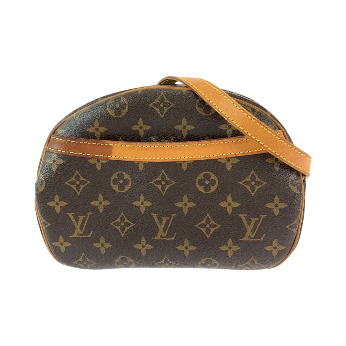 LOUIS VUITTON Shoulder Bag M51221 PVC Brown Gold Metal Monogram Blois | AlmaBagz - Image 10
