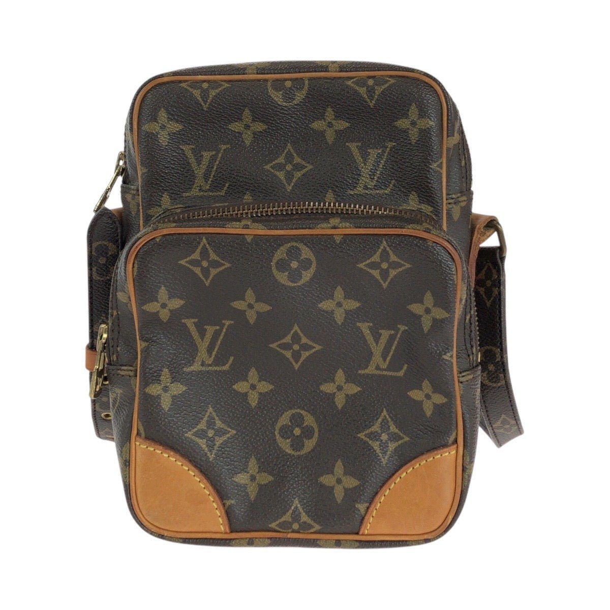 LOUIS VUITTON Shoulder Bag M45236 PVC, Leather Brown Gold Metal Shoulder Bag pochette Monogram Amazone Women Used | AlmaBagz - Image 10