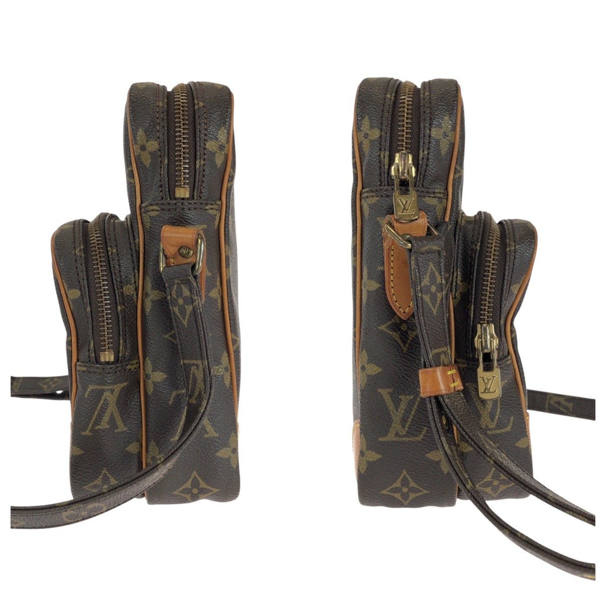 LOUIS VUITTON Shoulder Bag M45236 PVC, Leather Brown Gold Metal Shoulder Bag pochette Monogram Amazone Women Used | AlmaBagz - Image 6