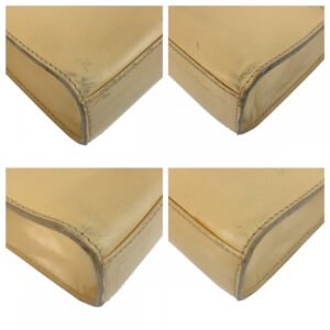 GUCCI Shoulder Bag 001 4214 leather Beige Gold Metal Ready lock Women Used | AlmaBagz