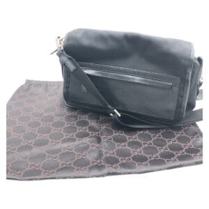 GUCCI Shoulder Bag canvas Black black Shoulder Bag Messenger Bag Unisex mens Used | AlmaBagz