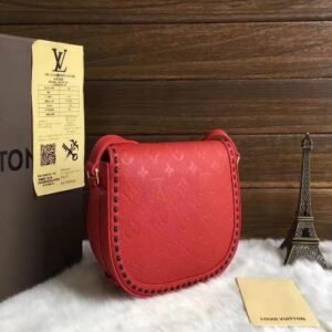 Louis Vuitton Junot Monogram Empreinte Leather Cerise | AlmaBagz