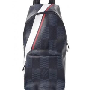 Louis Vuitton Apollo Backpack Damier Cobalt Canvas Red | AlmaBagz