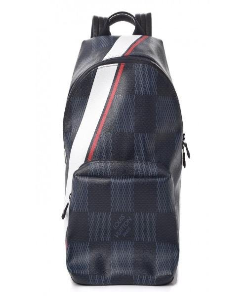 Louis Vuitton Apollo Backpack Damier Cobalt Canvas Red | AlmaBagz