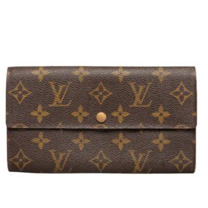 Louis Vuitton Monogram M61725 Long Wallet PVC/Leather Brown | AlmaBagz