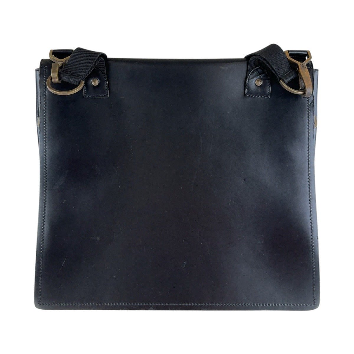 LOUIS VUITTON Shoulder Bag M92224 leather Black Gold Metal Shoulder Bag Messenger bag Liege Ussac mens Used | AlmaBagz