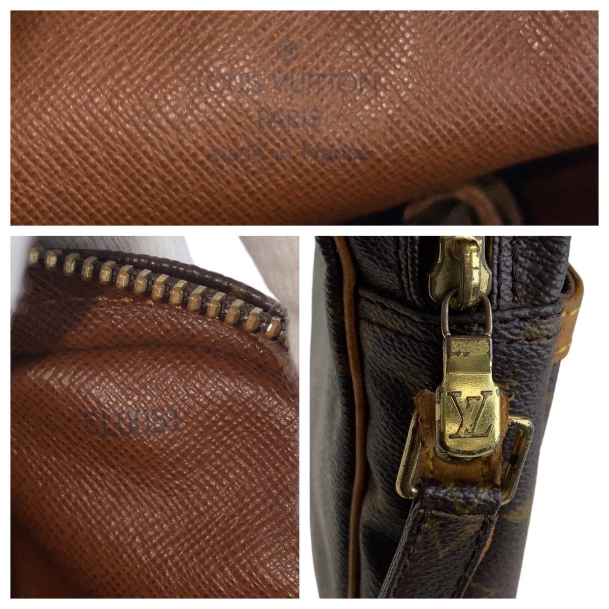 LOUIS VUITTON Shoulder Bag M45266 PVC, Leather Brown Gold Metal Crossbody Shoulder Bag Messenger Bag Monogram Dunouve Women Used | AlmaBagz - Image 7