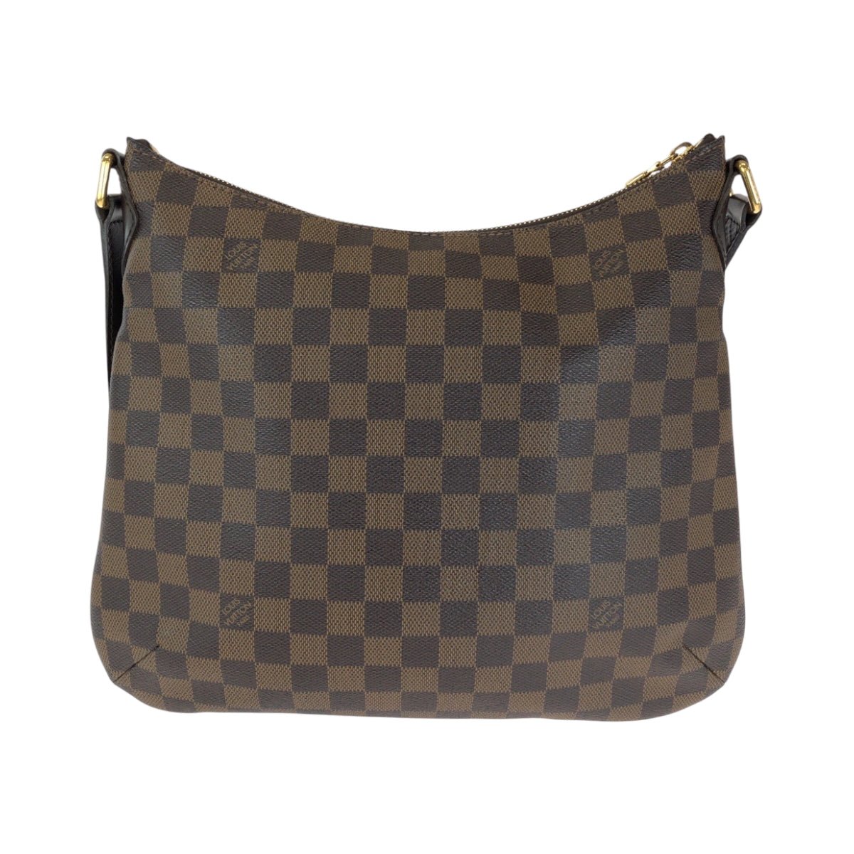 LOUIS VUITTON Shoulder Bag N42251 PVC Brown Gold Metal Shoulder Bag Crossbody Damier Ebene Bloomsbury PM Women Used | AlmaBagz