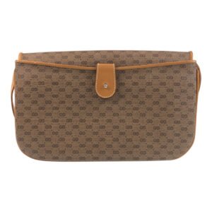 GUCCI Shoulder Bag 004 256 PVC, Leather Brown camel Crossbody Shoulder Bag Messenger Bag Old Gucci Micro GG Women Used | AlmaBagz