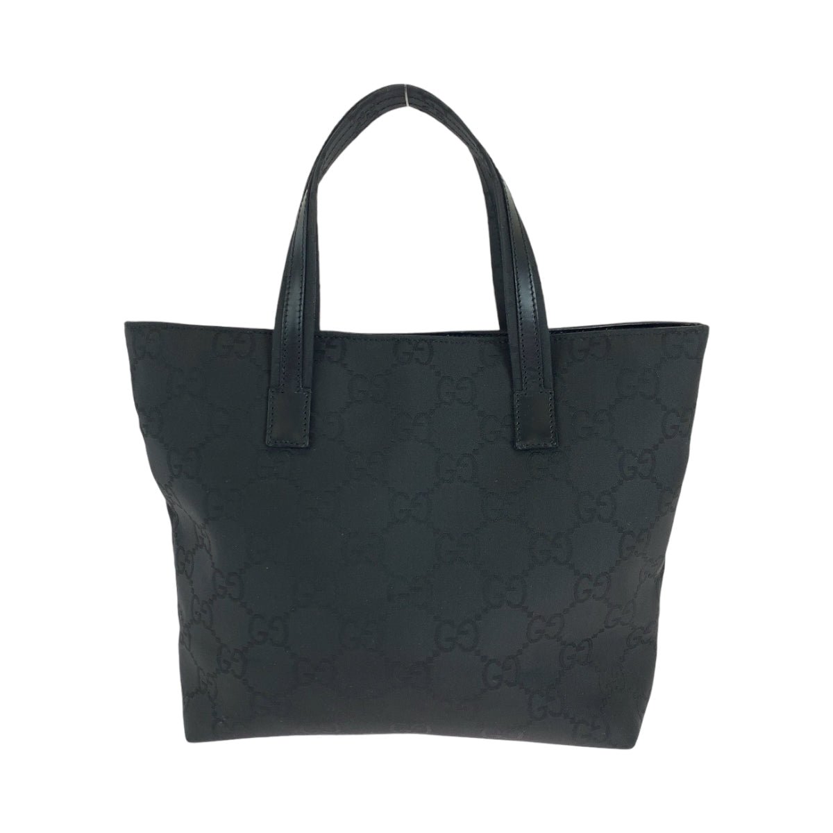 GUCCI Tote Bag 105650 GG canvas black Tote Bag handbag W pocket Women Used | AlmaBagz