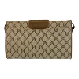GUCCI Shoulder Bag 904 02 050 GG Supreme canvas, leather Beige Gold Metal Crossbody Shoulder Bag Messenger Bag Old Gucci Women Used | AlmaBagz