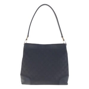 GUCCI Shoulder Bag 001 4231 2123 GG canvas, leather Black GoldMetal Shoulder Bag Women Used | AlmaBagz