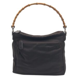 GUCCI Handbag 000 0509 polyester Brown Bamboo | AlmaBagz