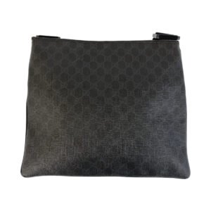 GUCCI Shoulder Bag 162904 GG Supreme Canvas Black black Crossbody Shoulder Bag Messenger Bag Women Used | AlmaBagz