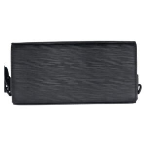 LOUIS VUITTON Long Wallet Purse M80589 Epi Leather black Long Wallet Purse Epi Long slim wallet mens Used | AlmaBagz