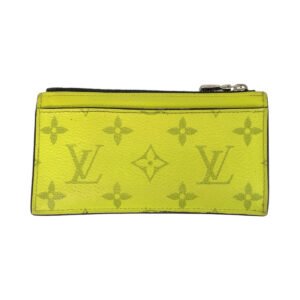 LOUIS VUITTON Coin case M30320 PVC Joanne Yellow Taigalama Coin card holder | AlmaBagz