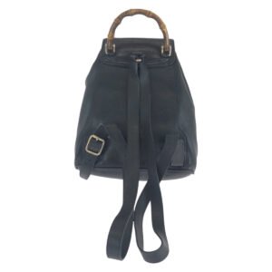 GUCCI Backpack 003 2058 0030 leather black Backpacks & Daypacks Backpacks Bamboo Women Used | AlmaBagz