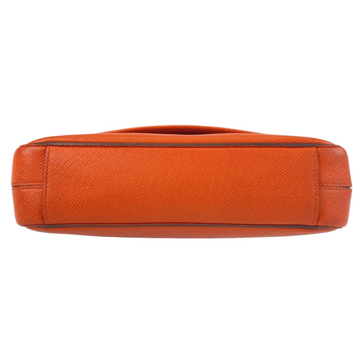 LOUIS VUITTON Shoulder Bag M30618 leather Orange SilverMetal Crossbody Shoulder Bag Taiga Roman PM mens Used | AlmaBagz - Image 5