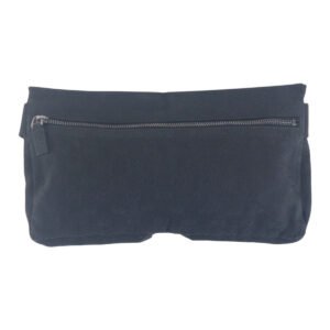 GUCCI Sling bag 28566 GG canvas, leather Black SilverMetal Sling bag, waist pouch, bum bag mens Used | AlmaBagz