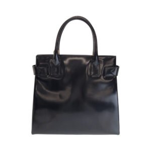 GUCCI Tote Bag 000 1669 0503 enamel Black GoldMetal Tote Bag handbag Women Used | AlmaBagz