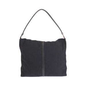 GUCCI Shoulder Bag 001 3355 Nylon Black SilverMetal One Shoulder Bag Jackie Women Used | AlmaBagz