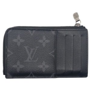 LOUIS VUITTON Bifold Wallet M81568 PVC Black SilverMetal Folding wallet Compact wallet Fragment case Monogram Eclipse hybrid wallet mens Used | AlmaBagz
