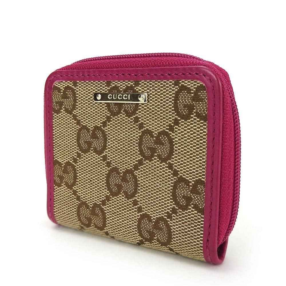 GUCCI Coin case 115255 GG canvas beige | AlmaBagz