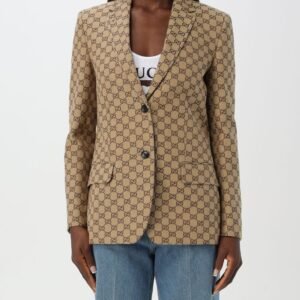 Gucci Blazer Woman Beige Woman | AlmaBagz