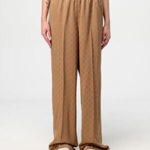 Gucci Pants Woman Beige Woman | AlmaBagz
