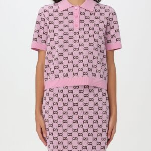 Gucci Polo Shirt Woman Pink Woman | AlmaBagz