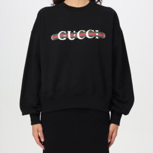 Gucci Sweatshirt Woman Black Woman | AlmaBagz