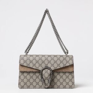 Gucci Shoulder Bag Woman Beige Woman | AlmaBagz