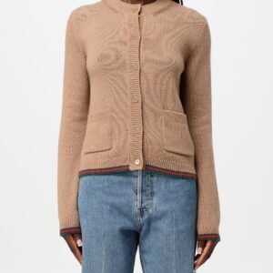 Gucci Cardigan Woman Beige Woman | AlmaBagz