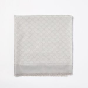 Gucci Scarf Woman Grey Woman | AlmaBagz