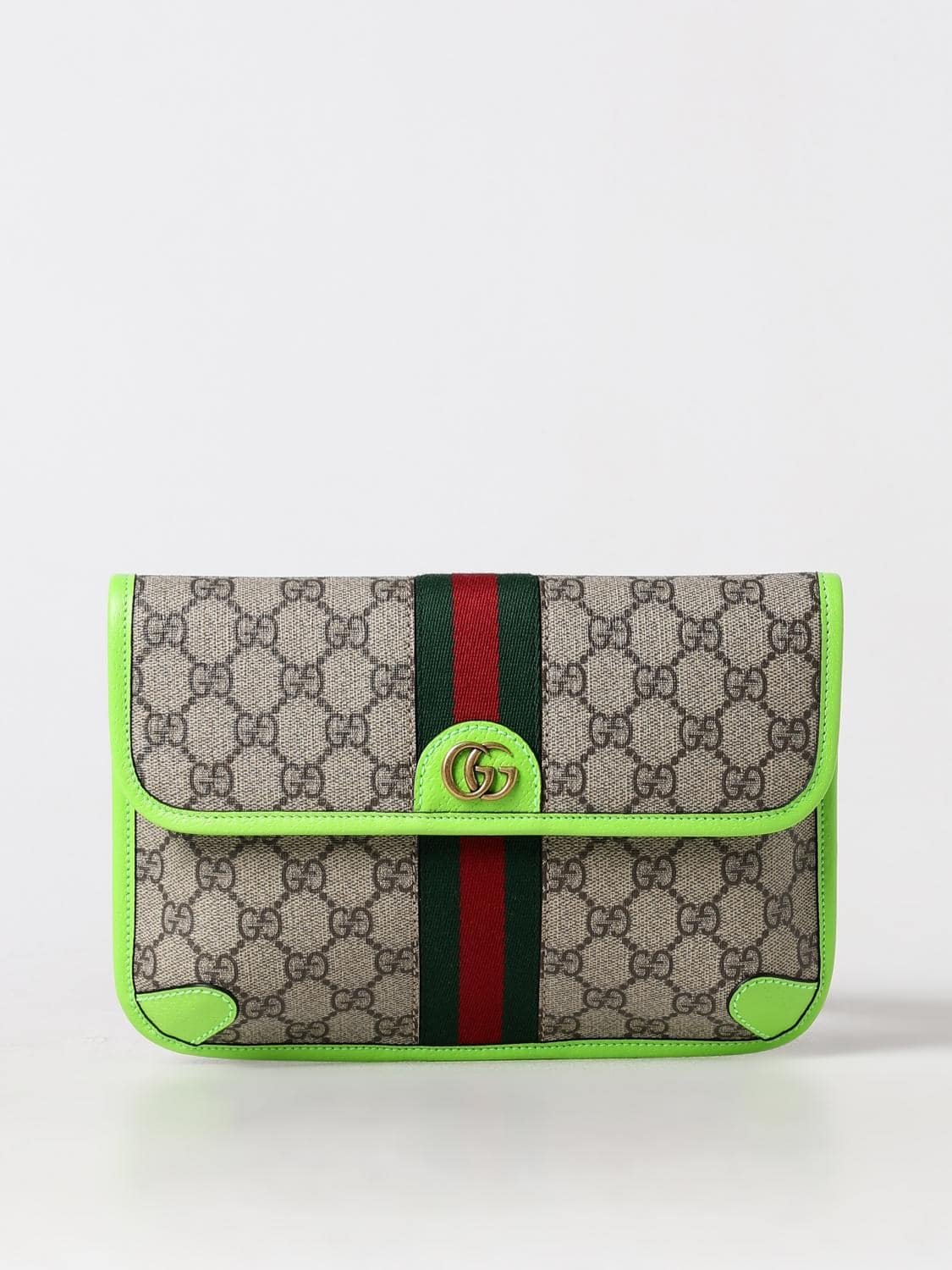 Gucci Shoulder Bag Men Green Men | AlmaBagz